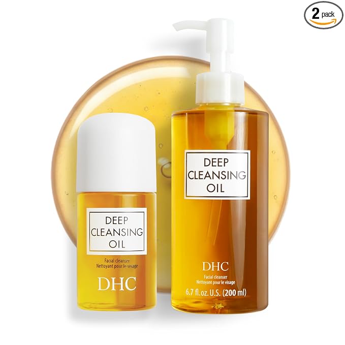 DHC Deep Cleansing Oil, Makeup Remover, Gentle Oil Cleanser, 6.7oz + 1oz Review