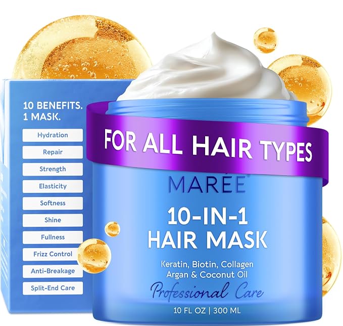 MAREE Deep Conditioning Hair Mask for Damaged Hair Treatment Review